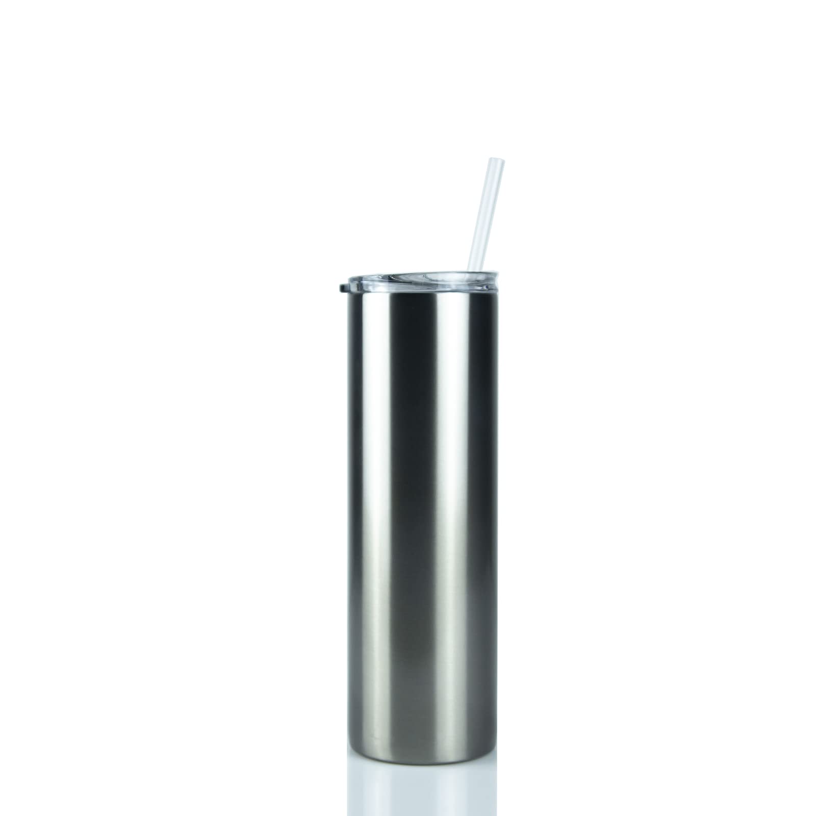 30oz Clear Sublimation Tumbler Bulk (25 Pack) - Vacuum Insulated Stainless Steel Customizable Tumblers with Lid & Straw for Sublimation Printing - Perfect for DIY Crafts, Personalized Gifts, Promotional Items & Drinkware Business