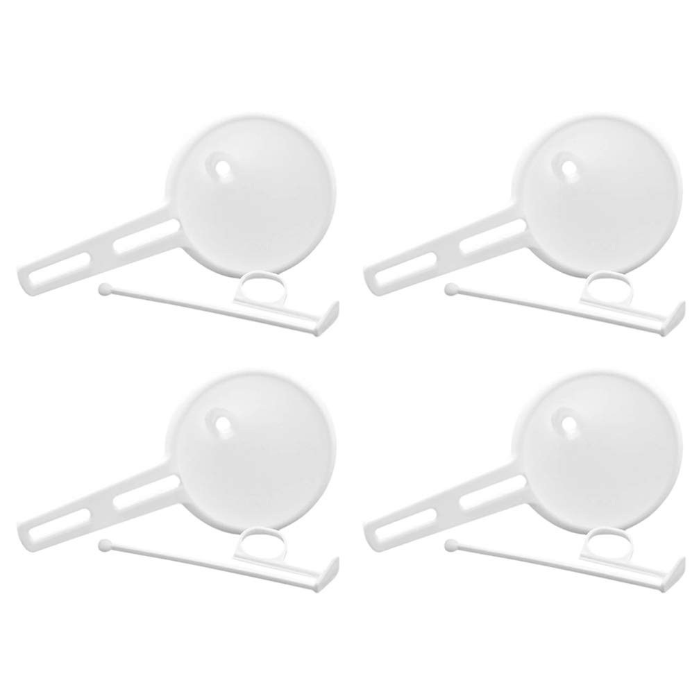 4-Pack Chocolate Funnel Set for Baking - Cream Icing, Powder & Liquid Pouring Funnel - Essential Kitchen Gadget for Dessert Decorating, Candy Making & Cake Decorating - Perfect for Home Bakers & Professional Chefs