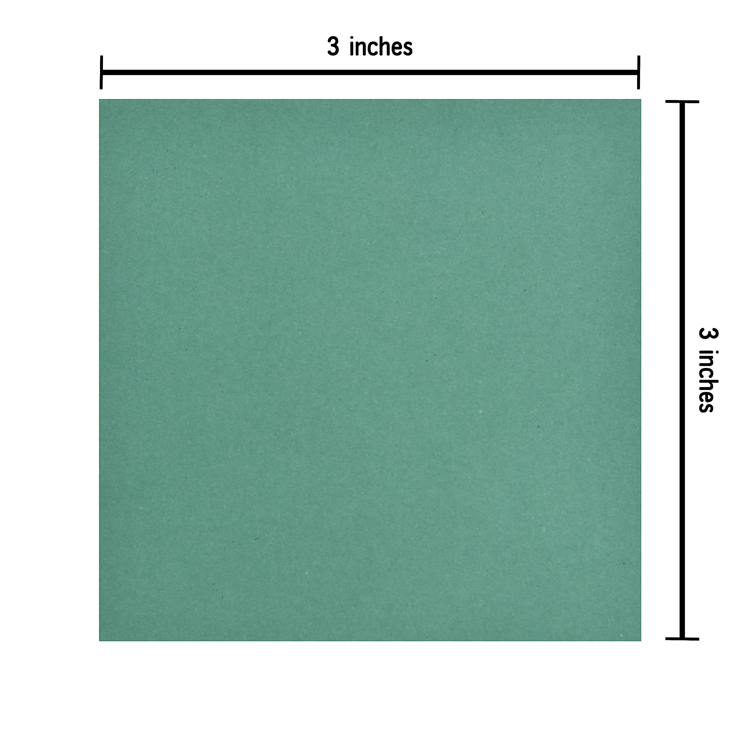 100 Sheets Double-Sided Jade Origami Paper - 3x3 Inch Square Folding Paper for Origami Cranes, DIY Crafts, Scrapbooking & Gift Wrapping - Premium Quality Easy Fold Paper (S21 Jade)