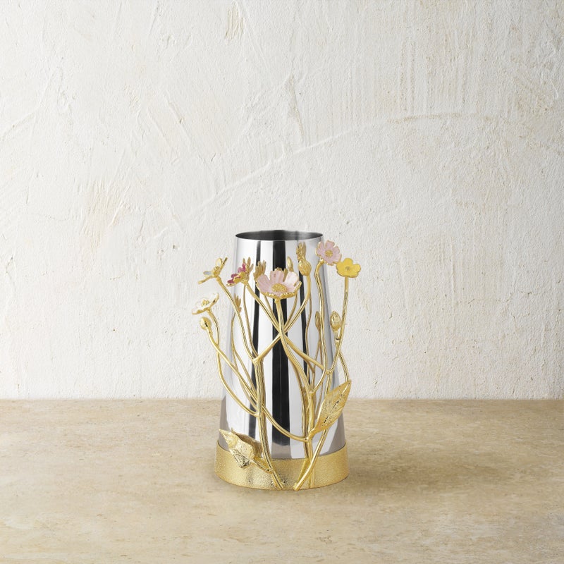 Wildflowers Vase - Handmade Ceramic Flower Vase for Home Decor, Wedding Centerpieces & Farmhouse Style - Perfect for Fresh Cut Flowers, Table Decorations & Gift Giving