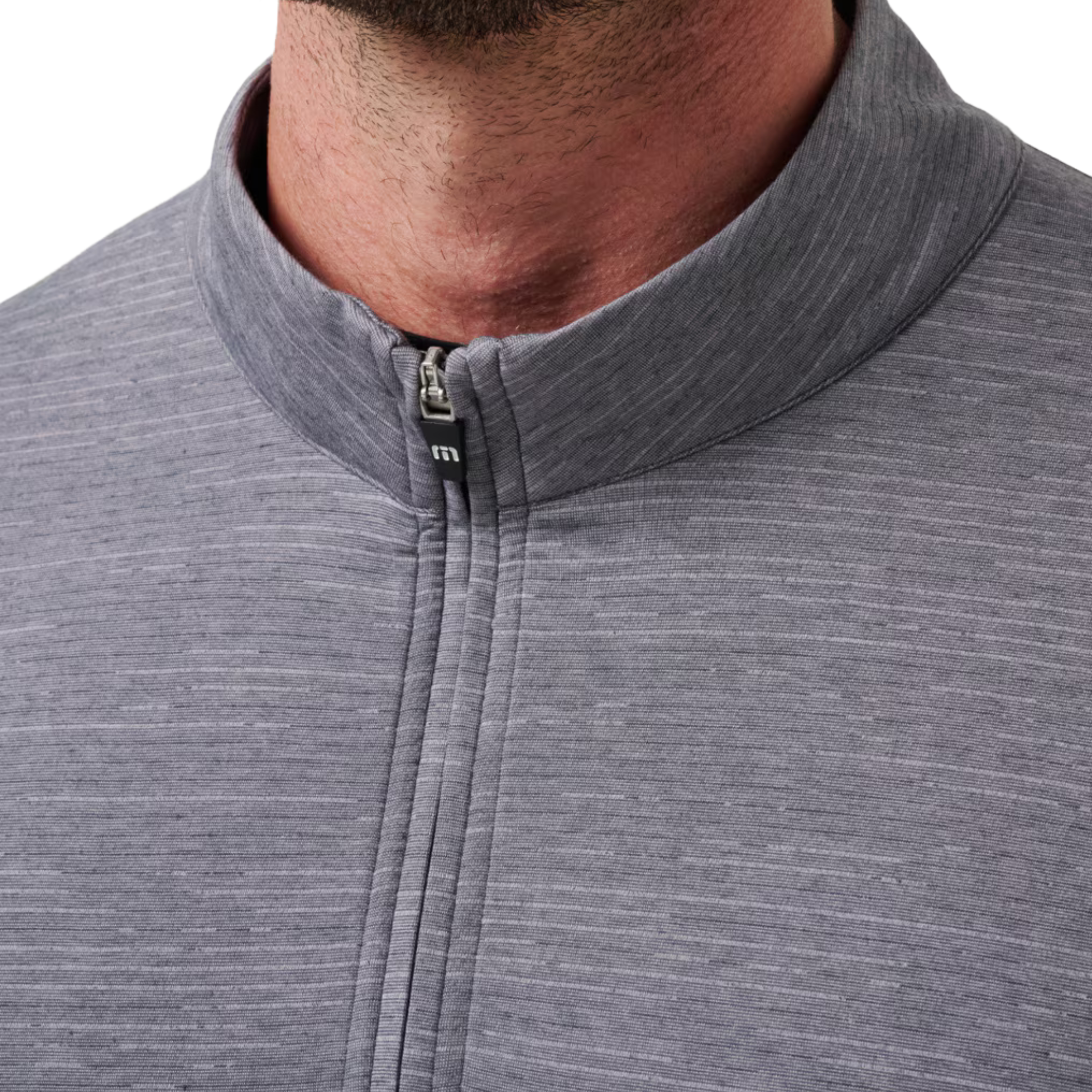 TravisMathew Men's The Heater Quarter Zip Long Sleeve Polo Shirt - Comfortable Golf & Casual Wear for Work & Outdoor Activities