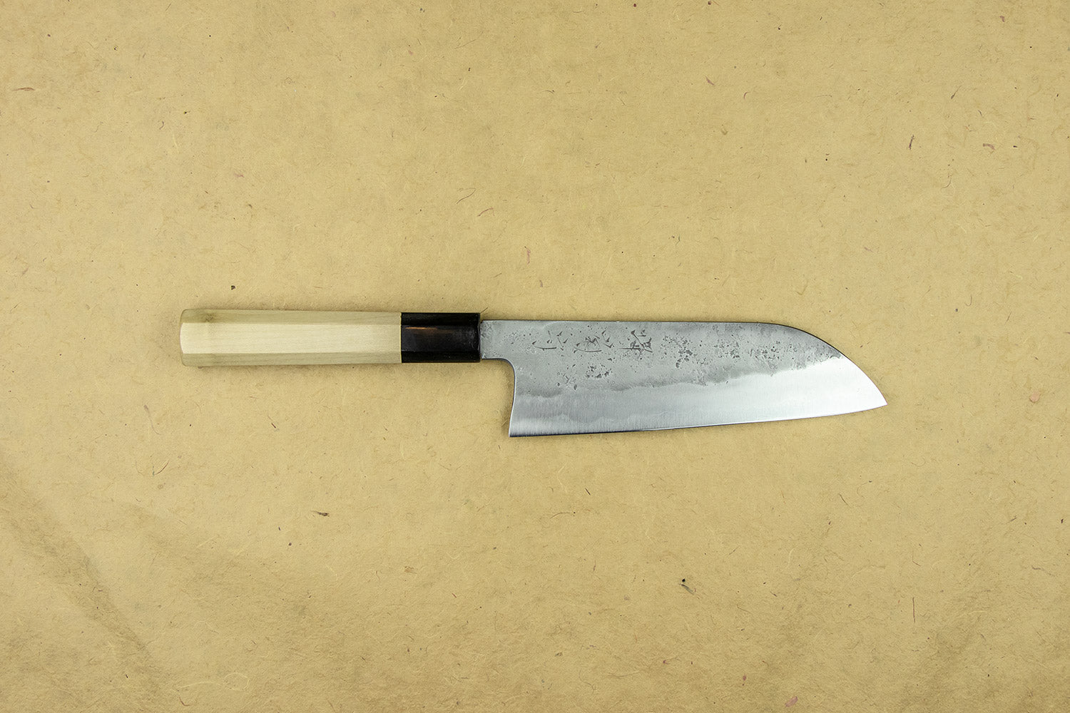 Premium Sakai Kikumori Aogami Nashiji Santoku Knife 165mm - High Carbon Steel Japanese Kitchen Knife for Slicing, Dicing & Chopping Vegetables, Meat & Fish - Perfect for Home Chefs & Professional Kitchens