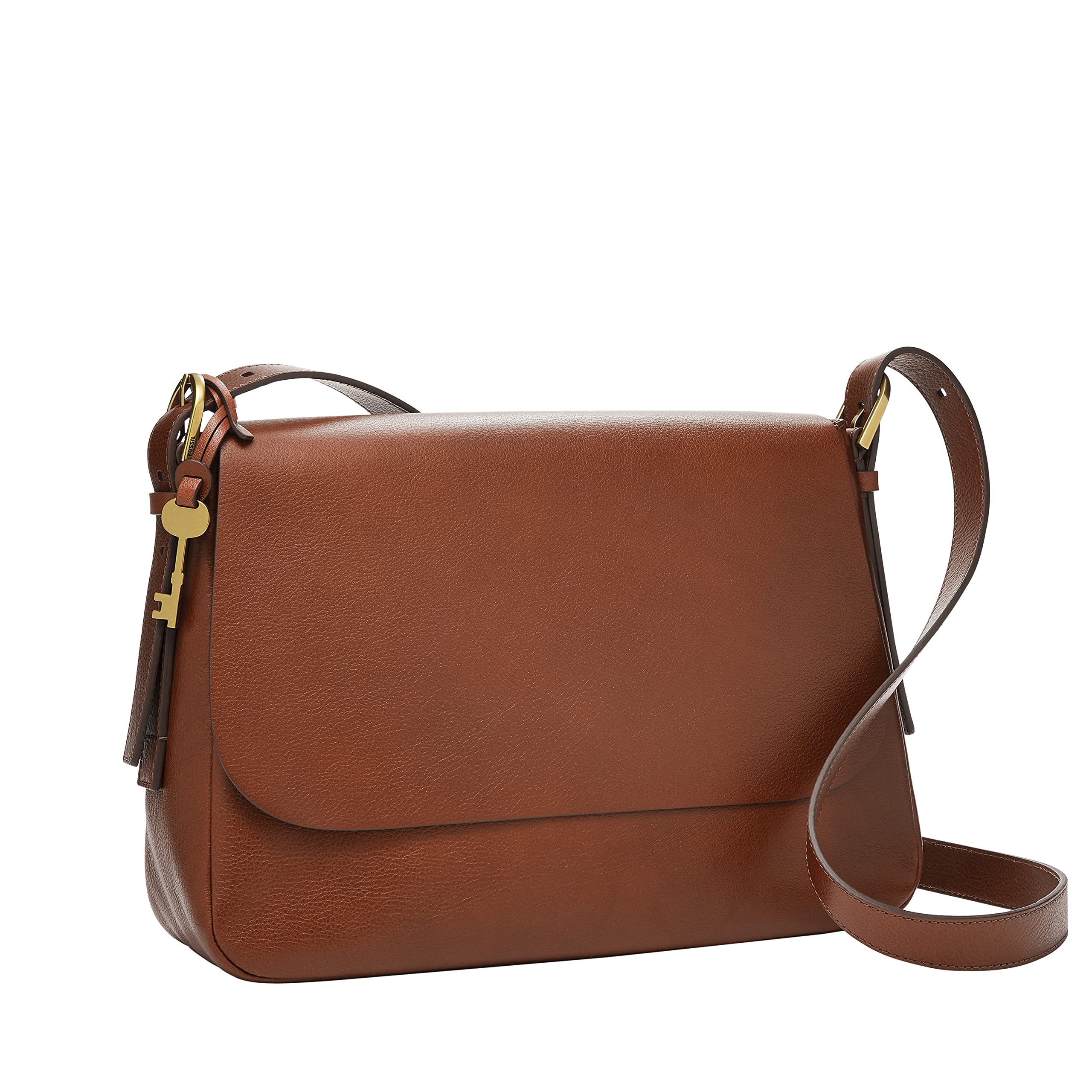 Fossil Harper Leather Large Flap Crossbody Purse Handbag for Women | Stylish Shoulder Bag with Adjustable Strap | Perfect for Work, Travel & Everyday Use