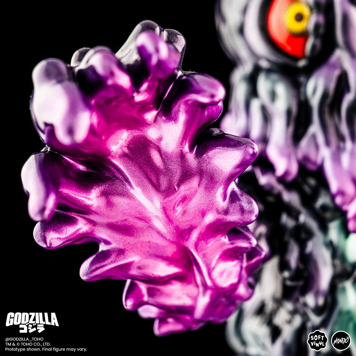 Godzilla vs Hedorah Soft Vinyl Figure Set - Limited Edition Oil Slick Variant - Japanese Kaiju Collectible for Display & Home Decor