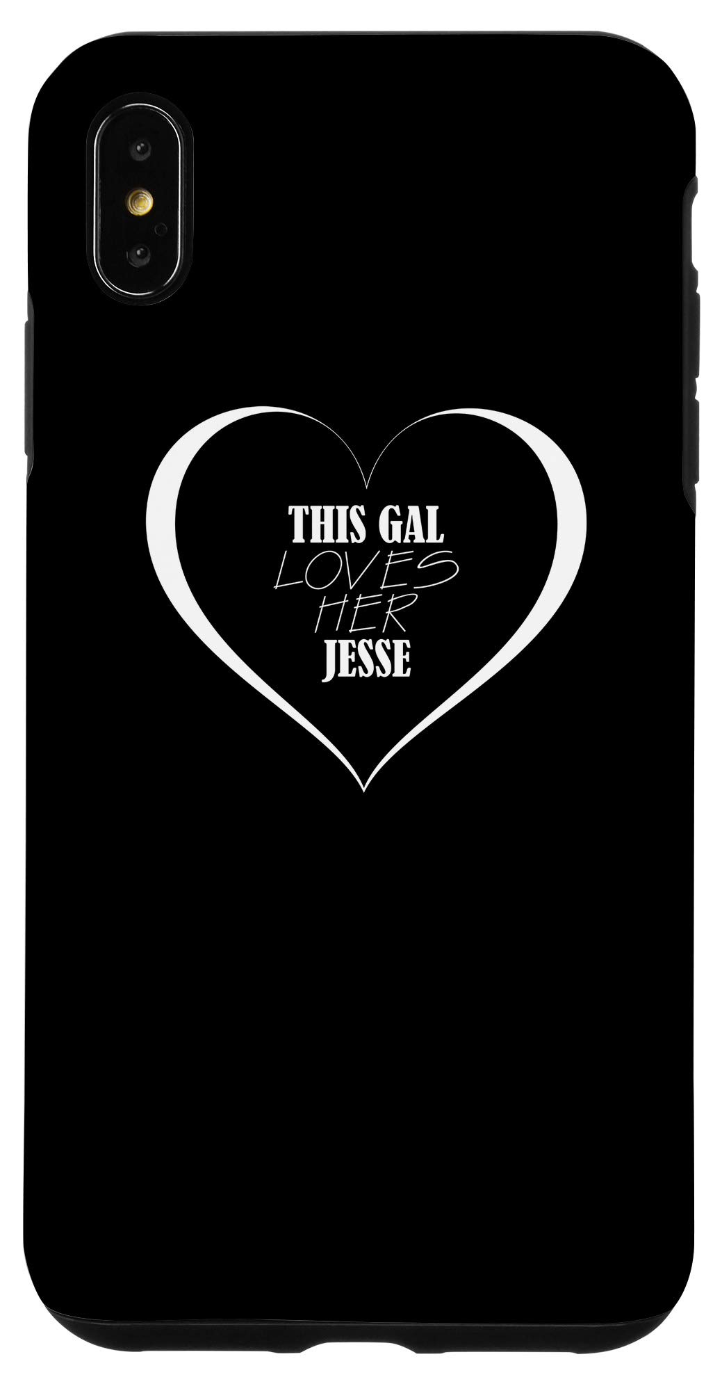 iPhone XS Max 时尚JESSE手机壳 可爱JESSE保护套 适用于日常使用、旅行、送礼