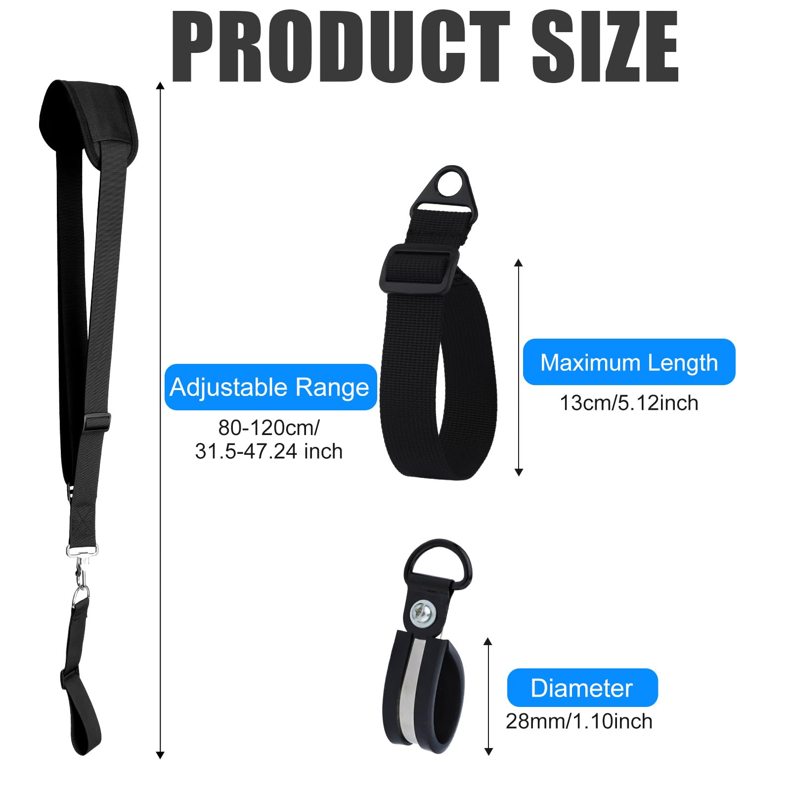**Heavy-Duty String Trimmer Shoulder Strap with Anti-Slip Shaft Clamp - Ergonomic Support for Weed Eater, Leaf Blower & Hedge Trimmer - Perfect for Lawn Care, Landscaping & Gardening**