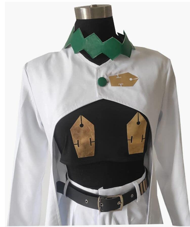 Anime Cosplay Rohan Kishibe Costume Set - Cloak, T-Shirt, Pants & Gloves for Men & Women | Halloween Party Uniform | Perfect for JoJo's Bizarre Adventure Fans, Comic Con & Cosplay Events
