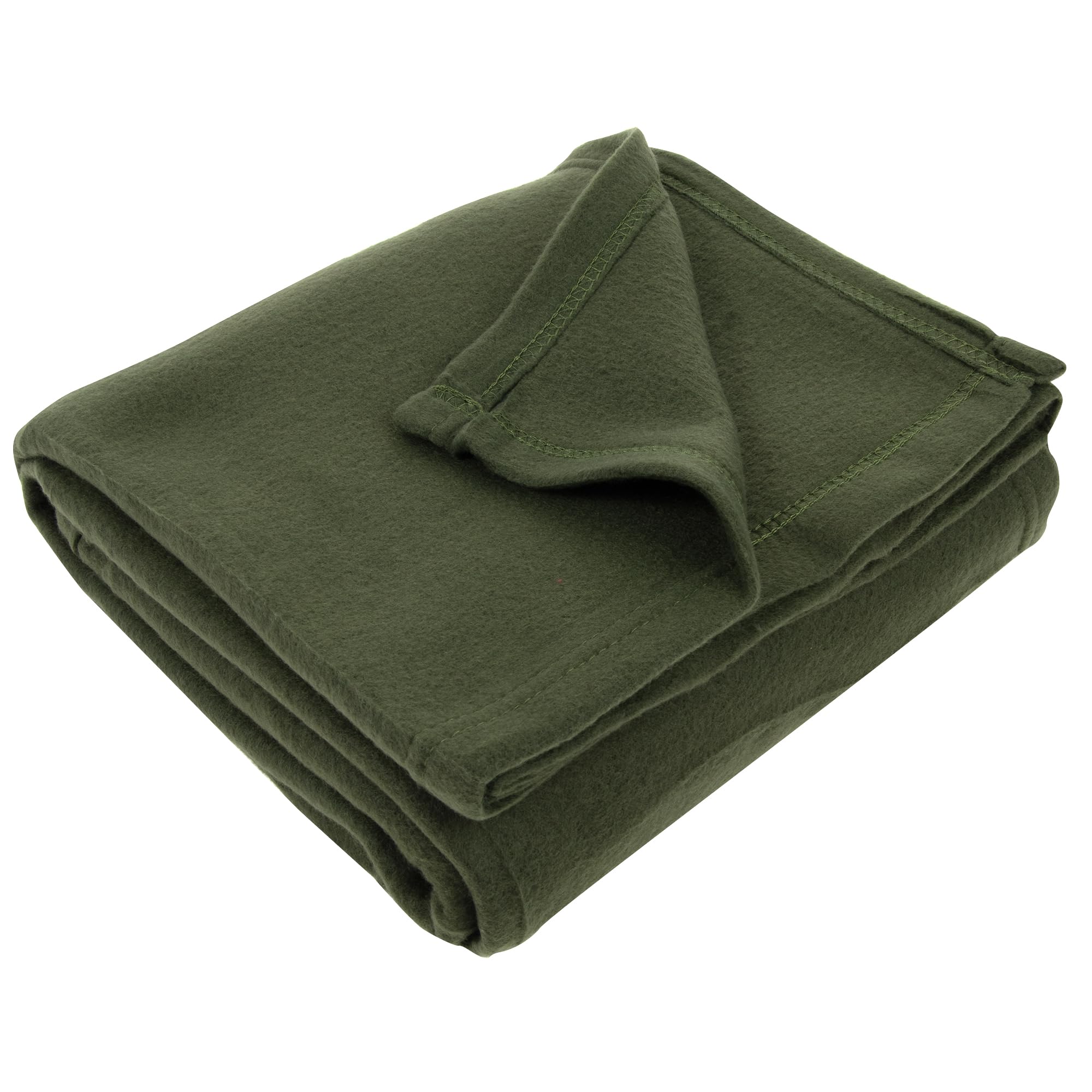 (24 Pack) Bulk Fleece Throw Blankets - Soft Warm Lightweight Blankets for Wedding Favors, Homeless Shelters, Home Decor, Bed, Sofa, Office & Travel | Cozy Blanket for Adults, Kids & Pets | Perfect for Gifts, Donations & Daily Use (Dark Green)