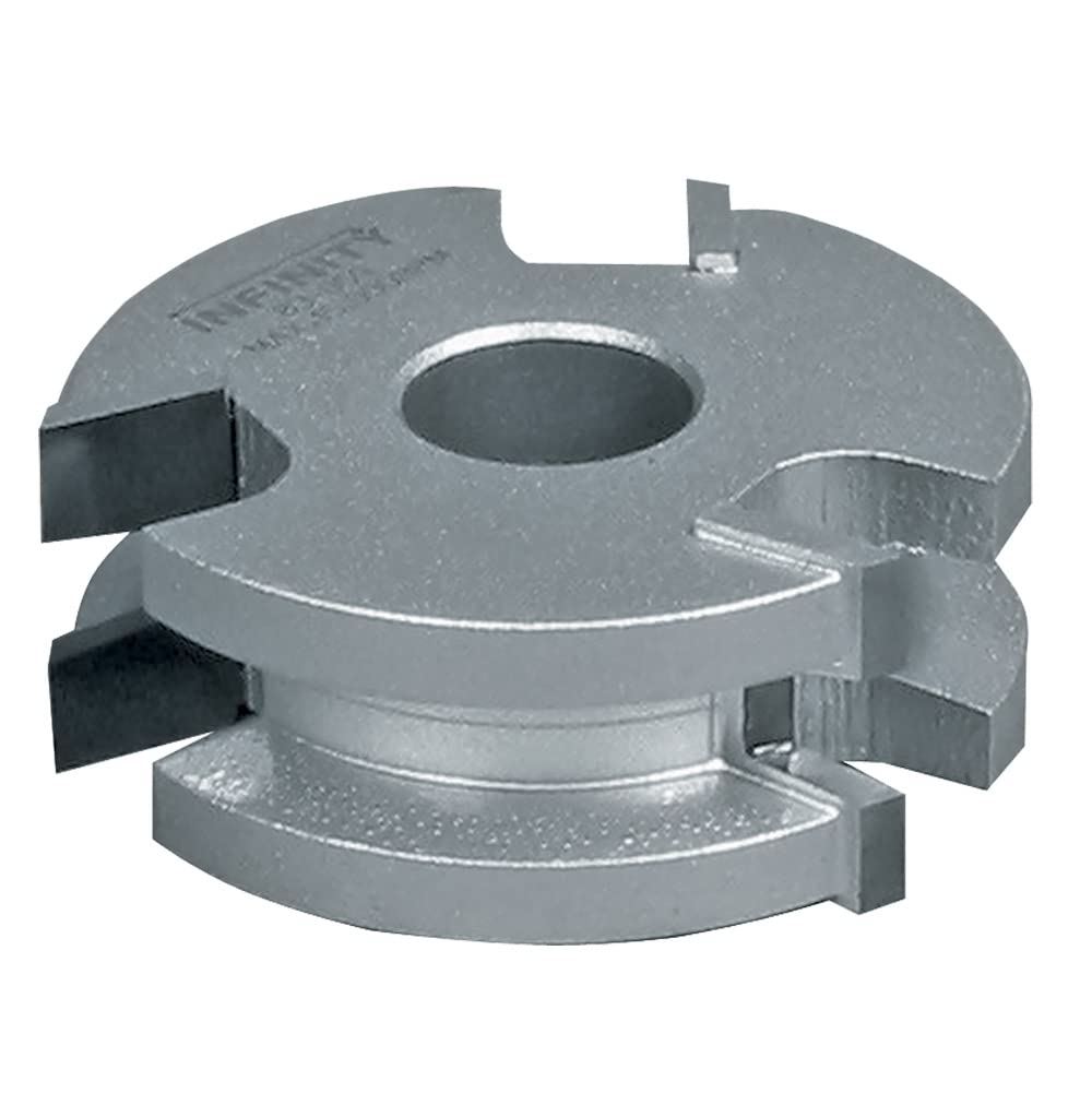 Infinity Cutting Tools V-Tongue & Groove Shaper Cutter - Male for Woodworking, Perfect for Cabinet Making and Furniture Joinery - Ideal for DIY Projects and Professional Woodworkers