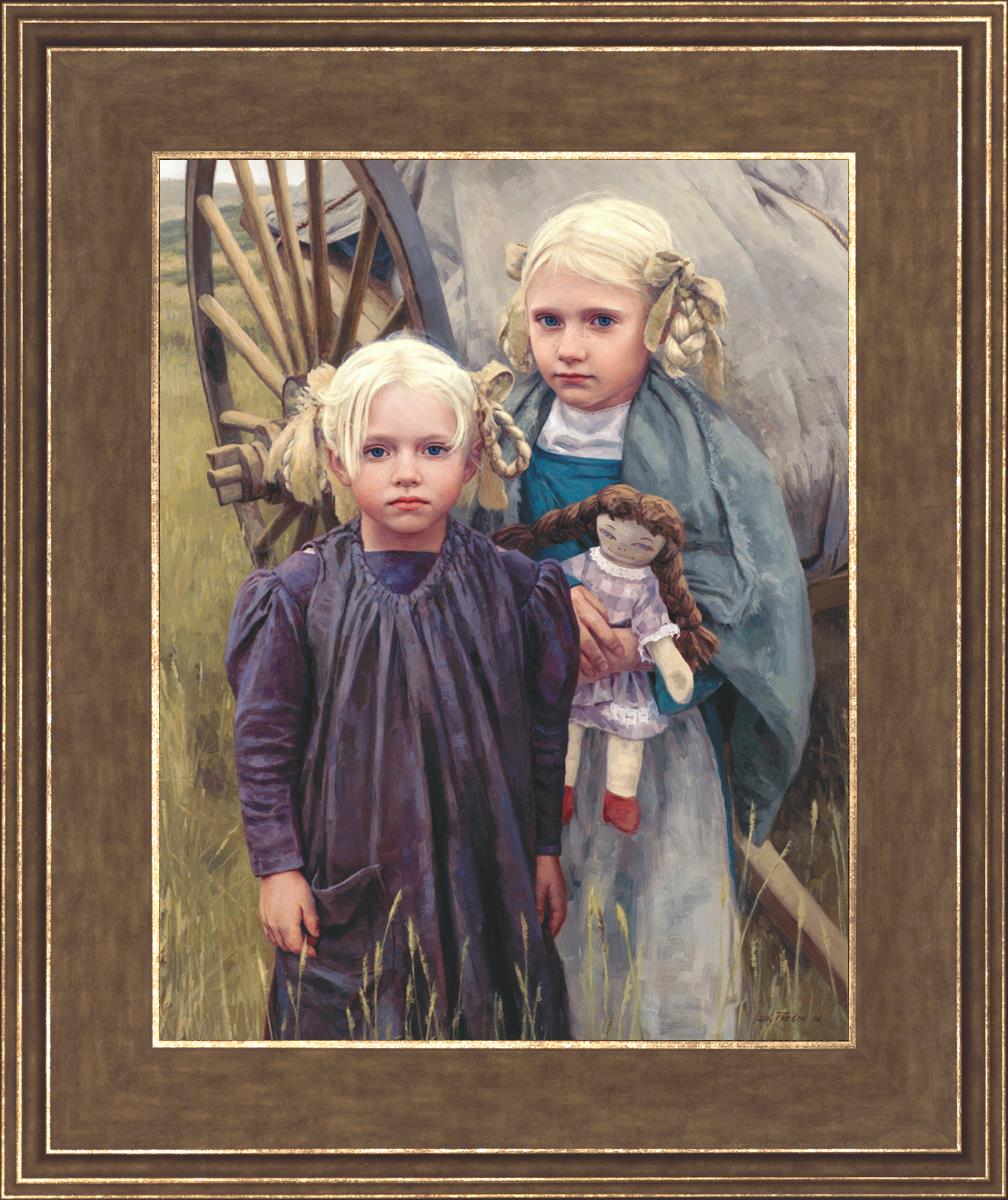 Prairie Angels By Leon Parson - Western Art Print - Cowboy & Native American Wall Decor - Perfect for Home, Office & Western-Themed Spaces