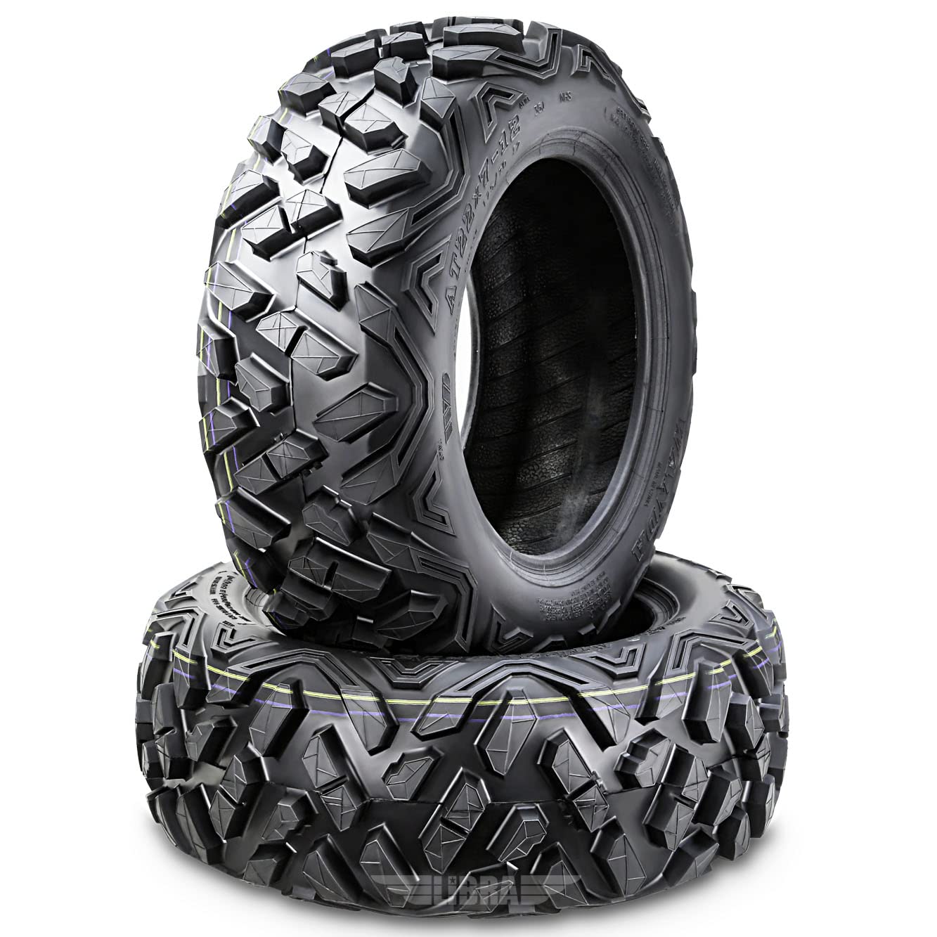 2 WANDA ATV Tires 19x7-8 19x7x8 - Compatible with Tomberlin Cobra 90 & REVO 90 Front - All-Terrain Performance for Kids ATV, Dirt Bikes & Off-Road Adventures