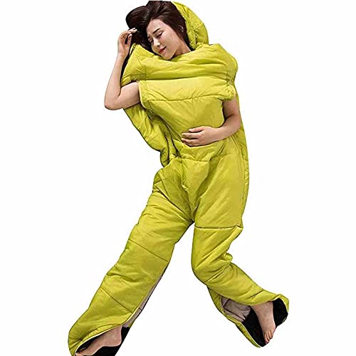 4 Season Humanoid Sleeping Bag for Adults - Ultra-Light Warm Mummy Sleeping Bag with Separated Legs for Outdoor Camping, Hiking & Backpacking | Perfect for Cold Weather Adventures & Festival Camping