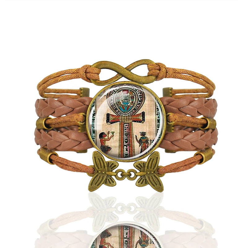 Egyptian Kingdom Bracelet - Handmade Ancient Egyptian Style Jewelry for Women | Perfect for Boho Fashion, Cultural Events & Gift Giving