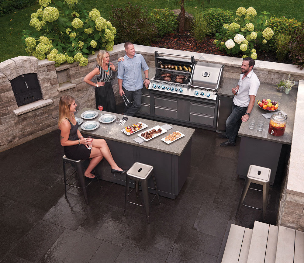 Napoleon Prestige Pro 825 RBI Built-In Natural Gas Grill - Premium Outdoor Cooking for Backyard BBQs, Patio Parties & Family Gatherings