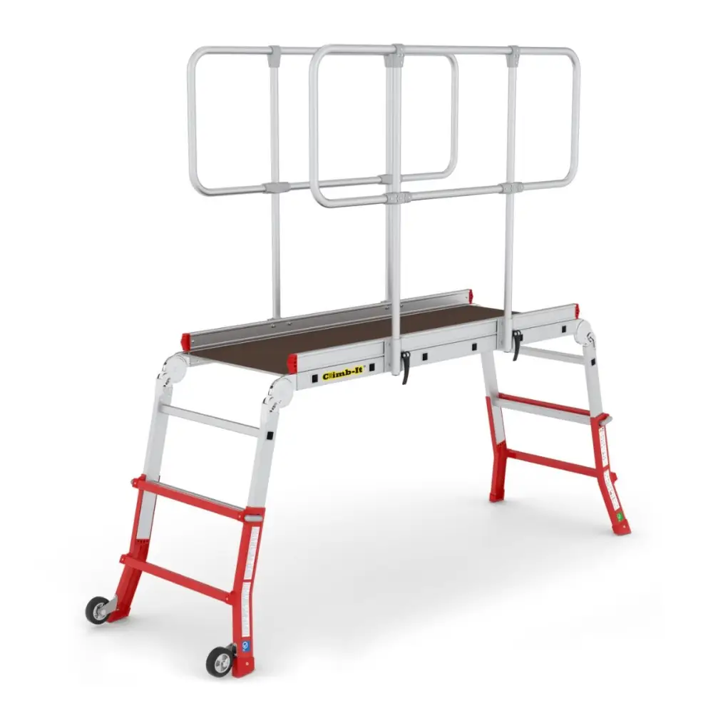 Climb It Telescopic Work Platform - Adjustable Ladder for Home & Construction Use | Perfect for Painting, Repairs & DIY Projects