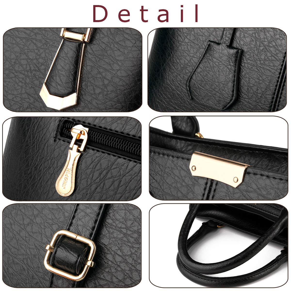Stylish Women's PU Leather Top Handle Tote Bag - Crossbody & Shoulder Bag for Work, Travel & Everyday Use