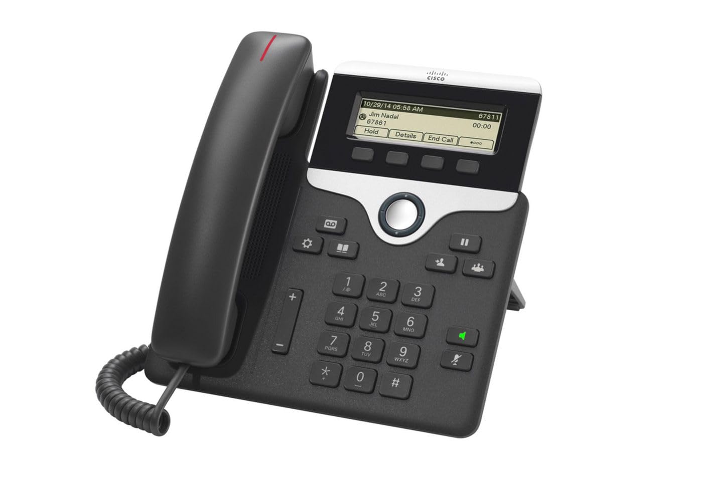 Cisco CP-7811-K9 VoIP Phone | SIP SRTP Business IP Phone | Office Communication Solution for Call Centers & Remote Work