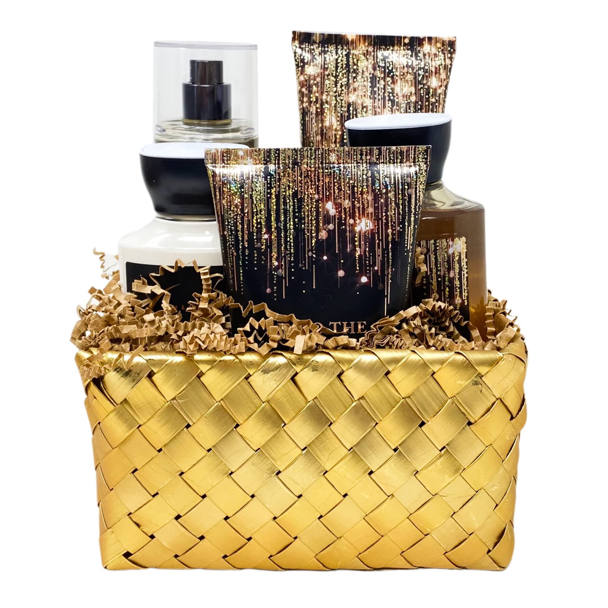 Bath & Body Works Into The Night 5-Piece Luxury Gift Set - Fragrance Mist, Body Cream, Shower Gel, Lotion & Scrub - Full Size Spa Collection - Perfect for Holidays, Birthdays & Self-Care Gifts