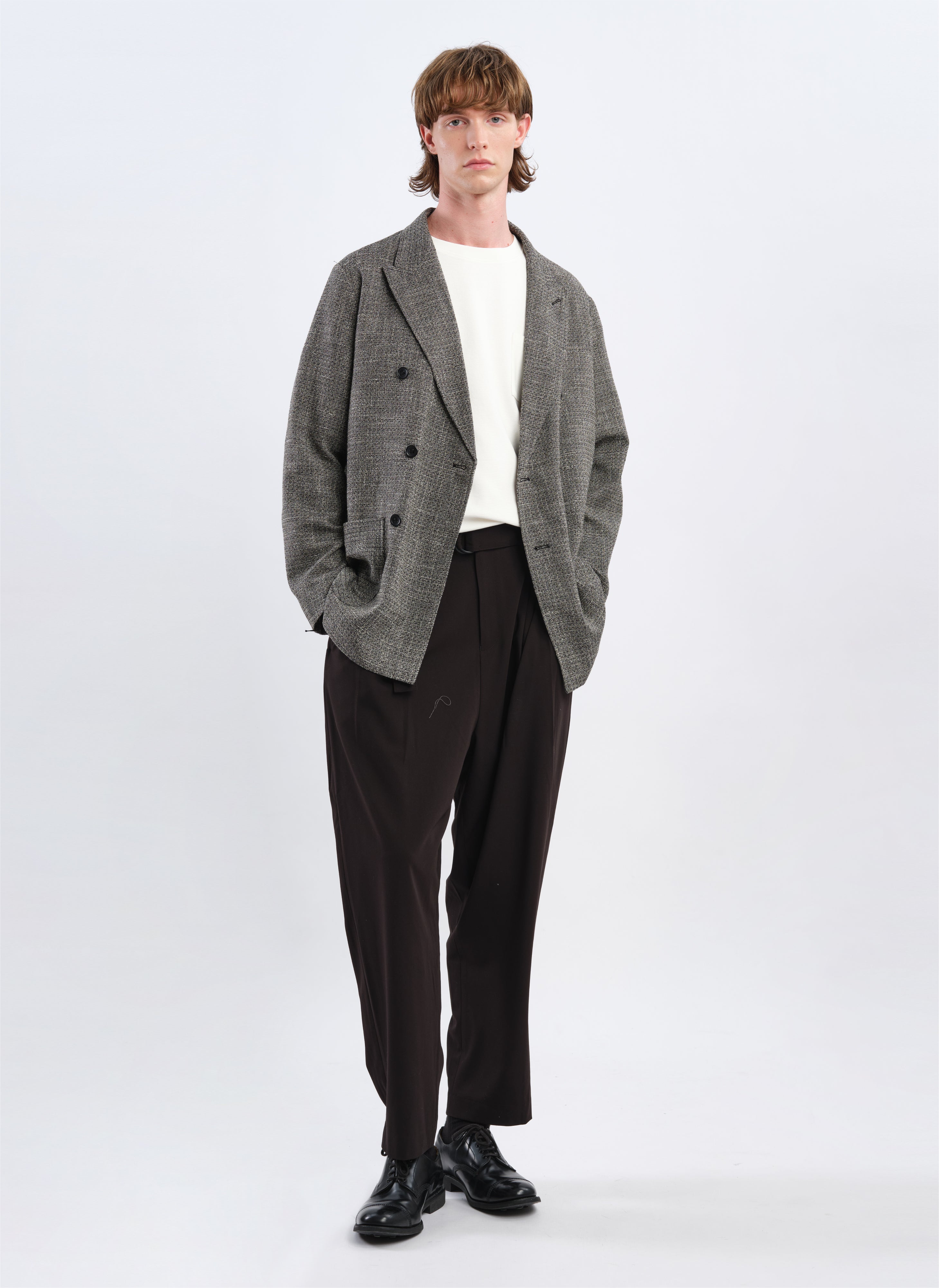 Tencil Cotton Polyester Spandex Wide Tapered Pants for Women - Comfortable Stretch Casual Trousers (Size 12) | Perfect for Work, Travel & Everyday Wear