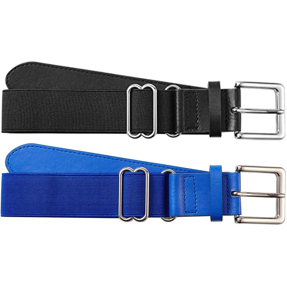 Elite Adjustable Baseball Belt & Softball Belt for Youth & Adults - Black - Perfect for Baseball, Softball Games & Training Sessions
