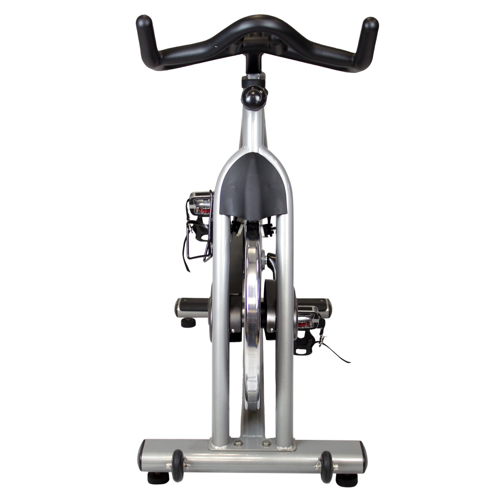 VO3 Indoor Spin Bike with LCD Monitor - Stationary Exercise Bike for Home Workouts, Cardio & Fitness Training - Perfect for Small Spaces & Apartment Gym