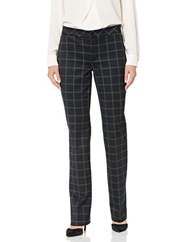 NYDJ Women's Slim Ponte Knit Work Pants - Comfortable Office Trousers for Professional Women | Perfect for Business Meetings & Office Wear