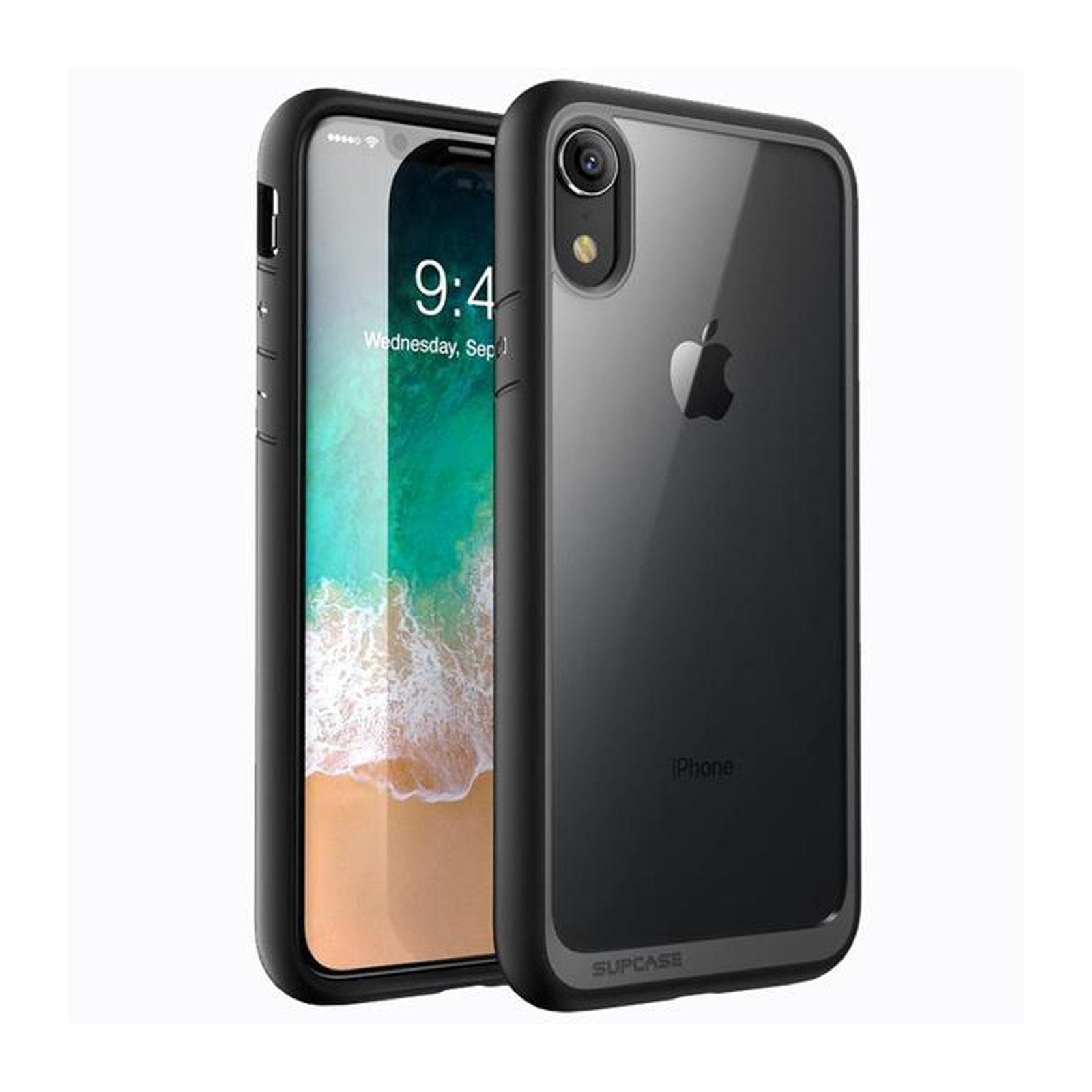 iPhone XR Case - Unicorn Beetle Style Slim Clear Protective Cover (Black) - Shockproof & Scratch Resistant for Daily Use, Work & Outdoor Activities