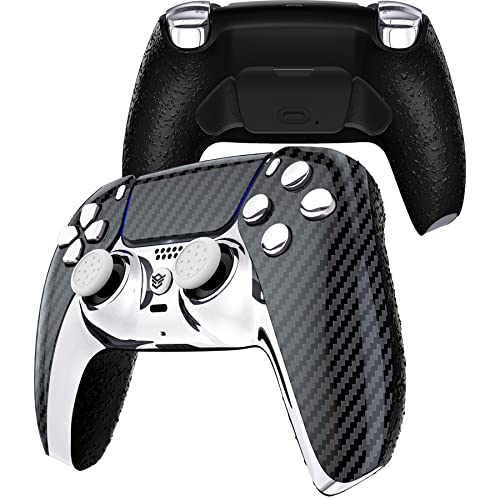 HexGaming Rival Controller 2 - Custom Wireless PS5/PC Gamepad with Remappable Paddles, Interchangeable Thumbsticks & Fast Shot Trigger for FPS Gaming | Carbon Fiber Design | Perfect for Competitive Play & Esports Tournaments