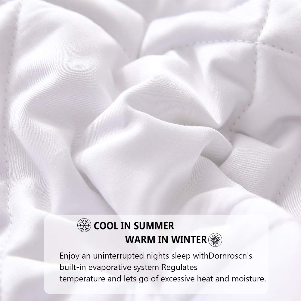 Premium 30 lbs Cooling Weighted Blanket - Bamboo Rayon with Glass Beads - 88