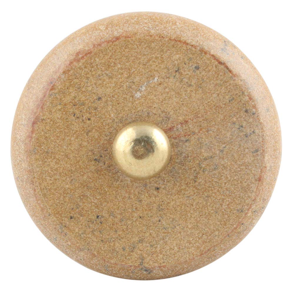 20 Pack Round Brown Marble Cabinet Knobs - Decorative Stone Drawer Pulls & Luxury Door Handles for Dressers, Cabinets, Wardrobes & Home Furniture Upgrade