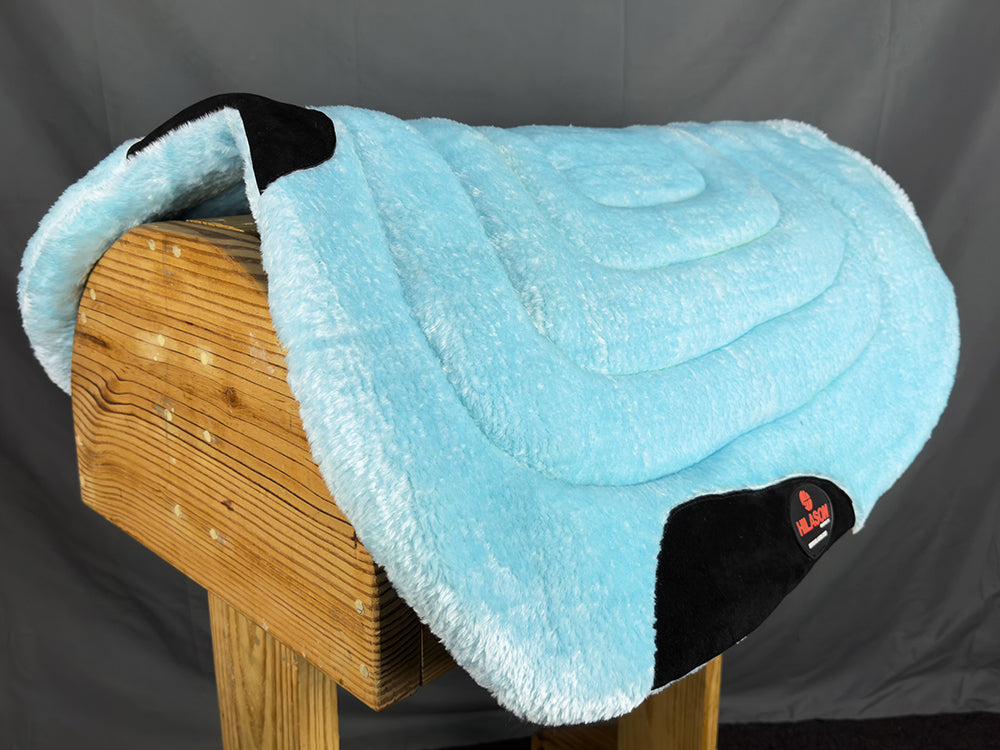 32X36 HILASON Western Endurance All-Purpose Fleece Saddle Pad for Horses - Comfortable & Durable Riding Pad for Trail, Ranch & Training Use