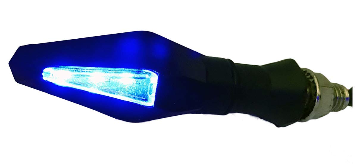 2015 Kawasaki Ninja 300 LED Sequential Turn Signals - Black Smoke Lens Blinkers & Indicators for Motorcycle Safety - Upgrade Your Bike for Day & Night Riding