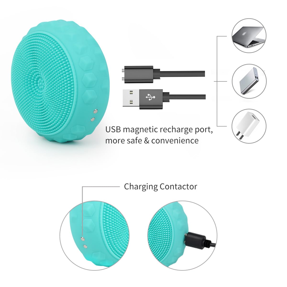 5mm Magnetic USB DC Charger Cable - 2.7ft Replacement Charging Cord for Rechargeable Toys, Electric Toothbrushes & Facial Cleansers | Fast Charging, Secure Connection | Perfect for Home, Travel & Daily Use
