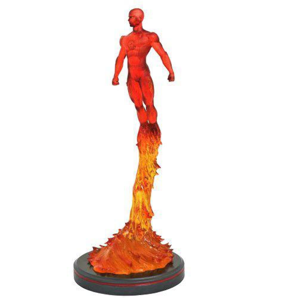 Marvel Premier Collection Human Torch Statue by Diamond Select Toys - 8