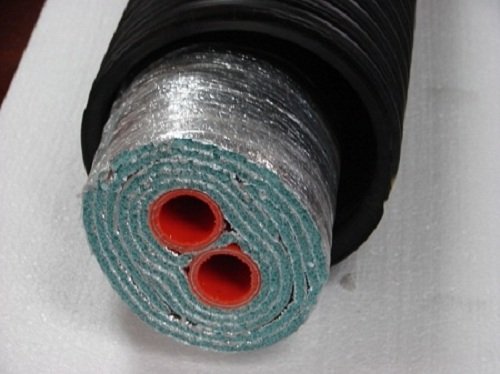 200' Insulated Outdoor Furnace Oxygen Barrier Pex-Al-Pex Pipe - 5 Layer Wrap for Efficient Heating in Cold Climates