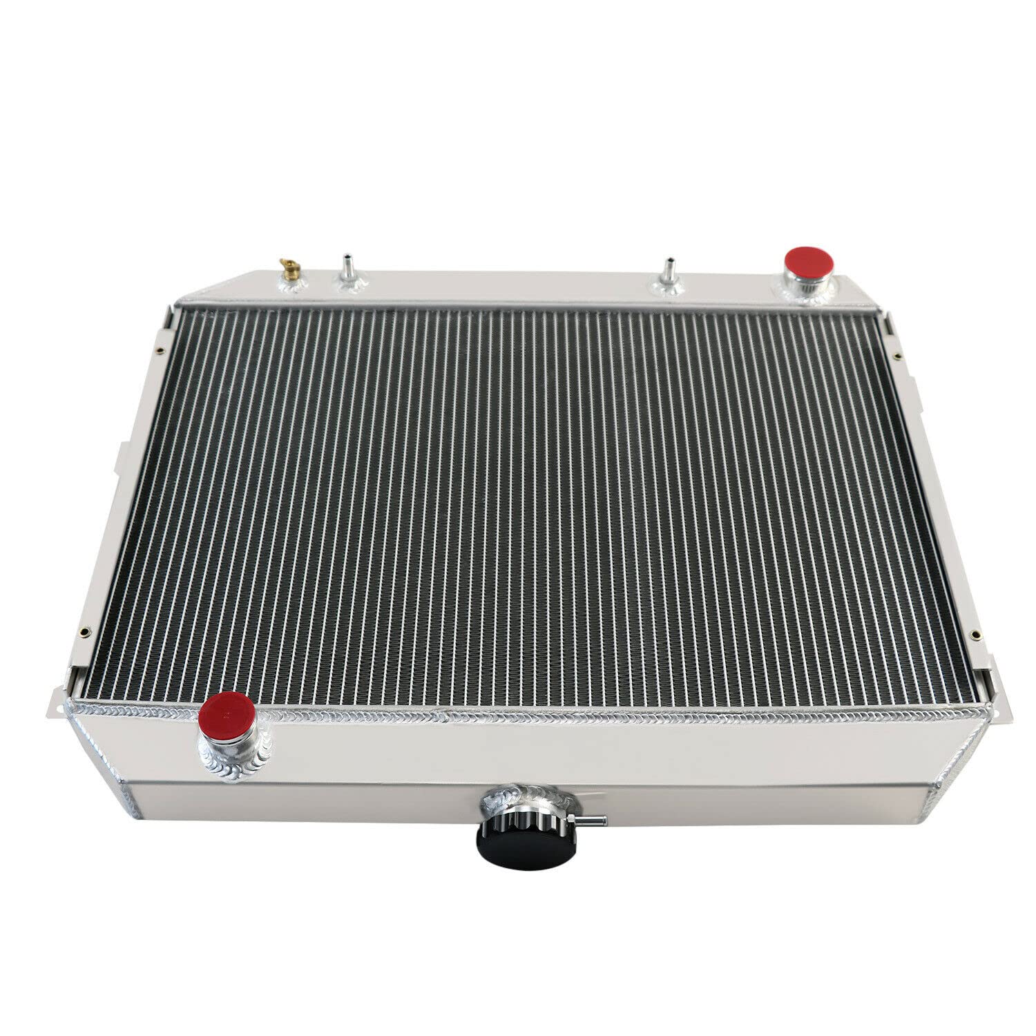 4-Row Aluminum Radiator for 1970-1974 Dodge Challenger & Charger Mopar V8 - High-Performance Cooling Upgrade for Classic Muscle Cars & Hot Rods
