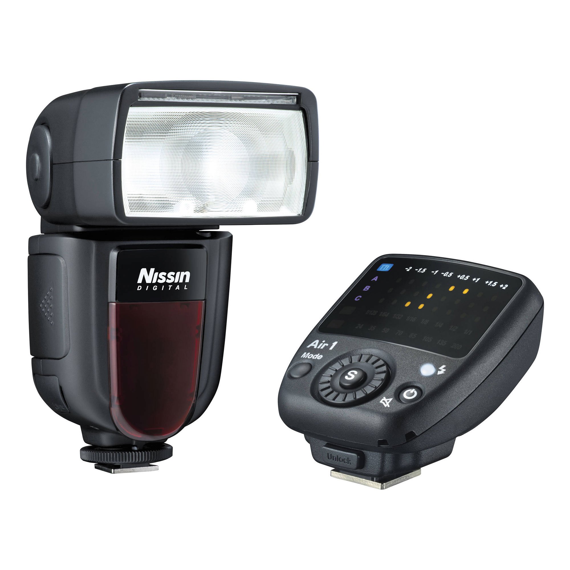 Nissin ND700AK-N DI700 Air and Air 1 Flash Kit for Nikon DSLR Cameras (Black) - Perfect for Portrait, Wedding & Studio Photography