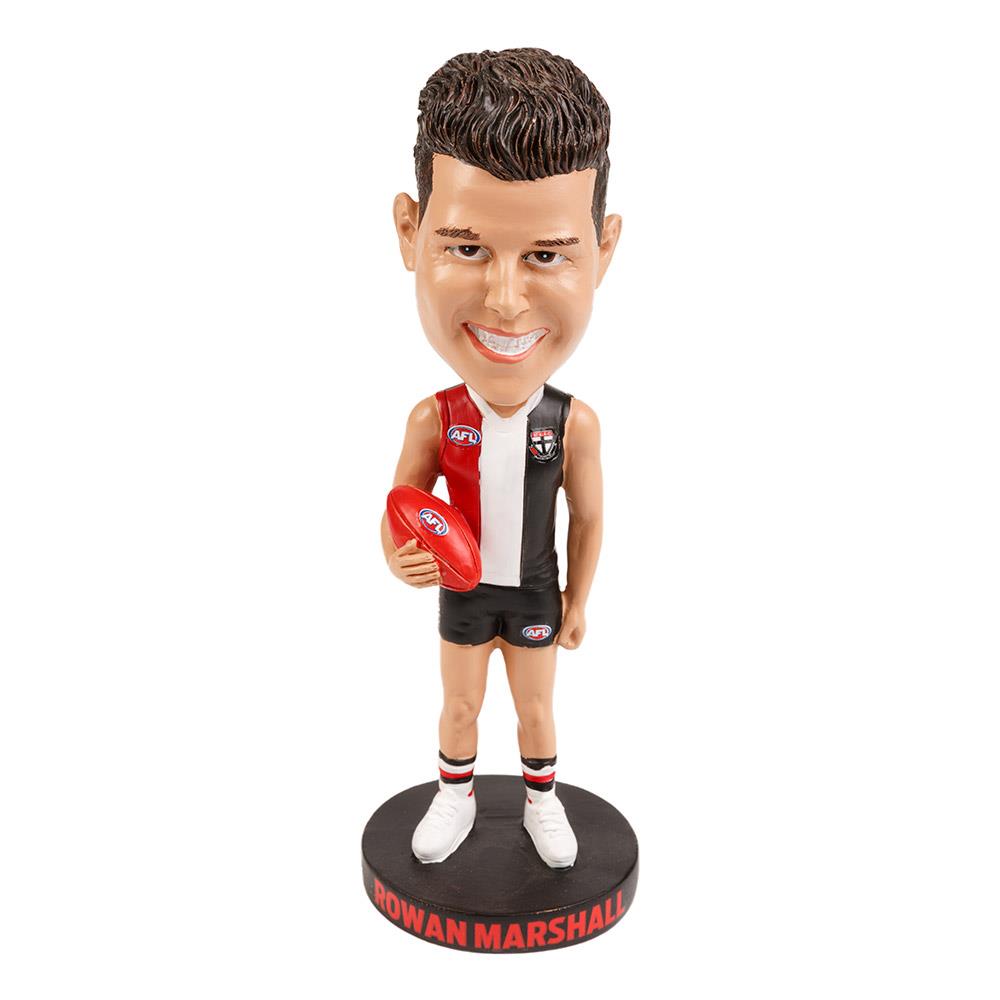 AFL St Kilda Saints Rowan Marshall Bobblehead - Official AFL Collectible Figure for Fans, Home & Office Decor, Sports Memorabilia Gift for AFL Supporters