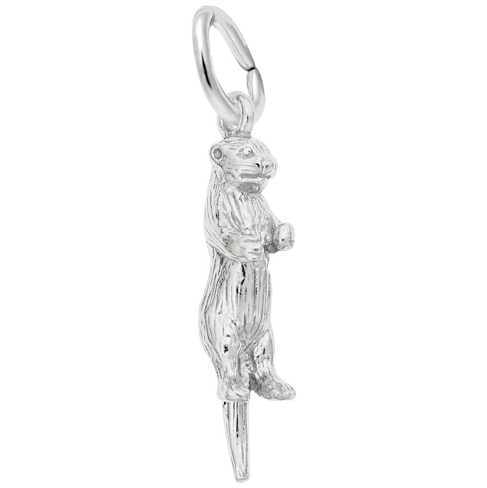 Sea Otter Charm for Jewelry Making - Sterling Silver or Gold Plated Pendant for Bracelets & Necklaces - Perfect for DIY Gifts, Beach Theme Jewelry, and Animal Lover Accessories