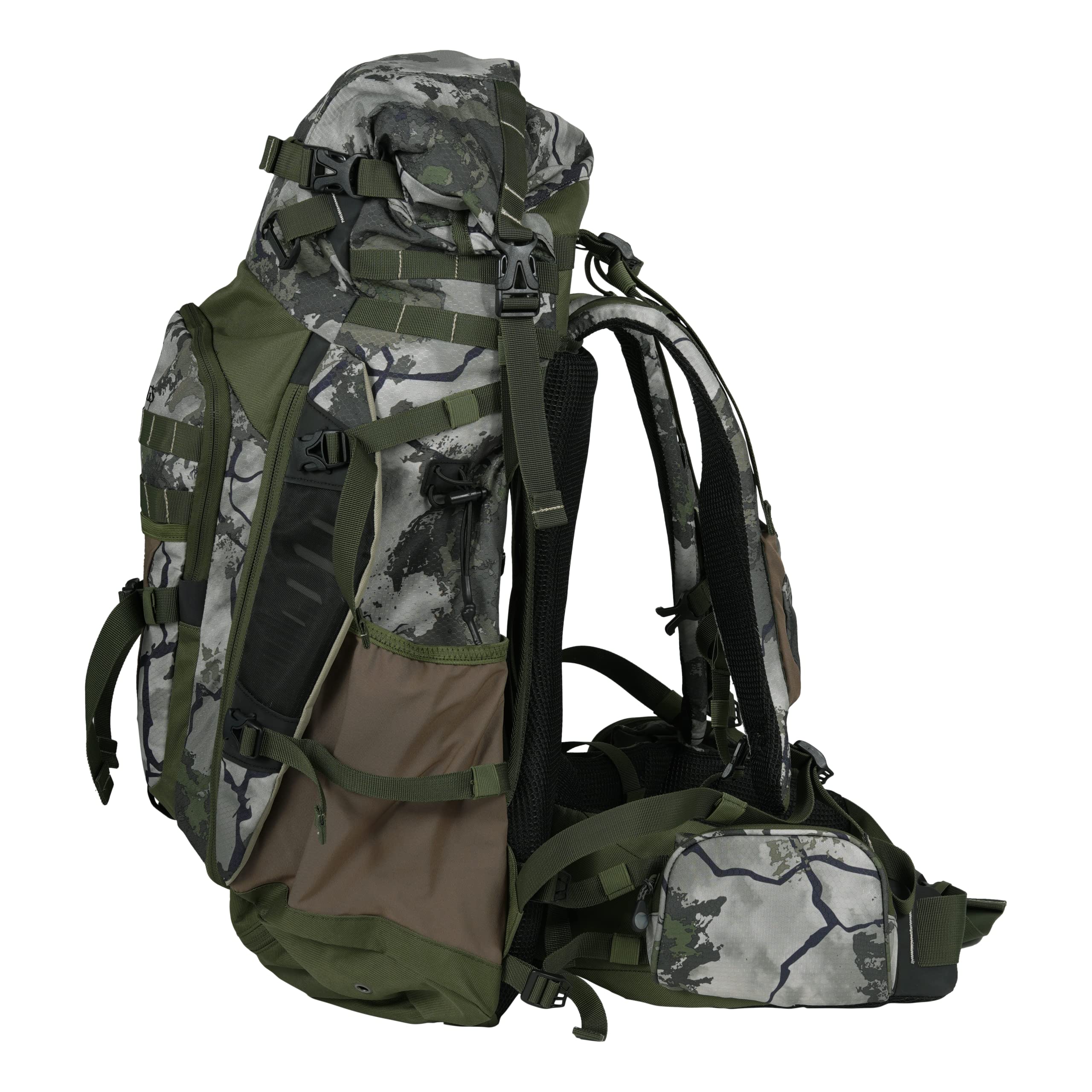 King's Camo Mountain Top 2200 Backpack - KC Ultra Waterproof Hunting Backpack for Outdoor Adventures, Hiking, Camping & Tactical Use
