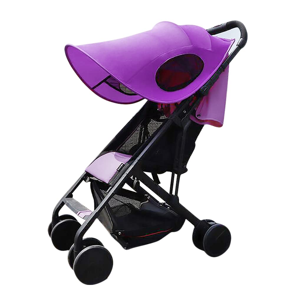 Universal Baby Stroller Sun Shade - Blackout Canopy Cover with UV Protection for Strollers, Car Seats & Prams | Rain & Sun Shield for Outdoor Walks, Park Visits & Travel