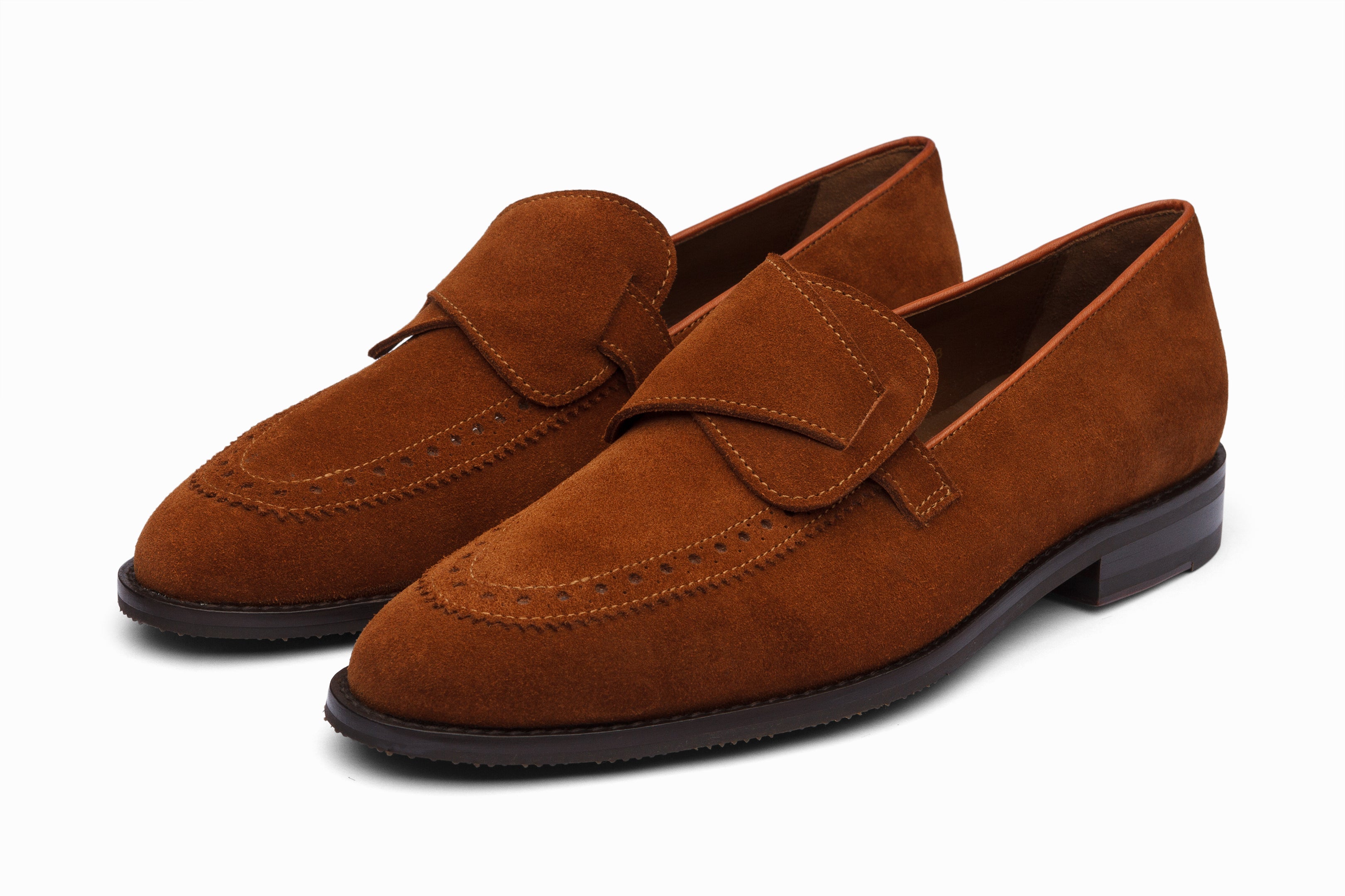 Stylish Brown Suede Butterfly Loafers for Women - Comfortable Slip-On Casual Shoes for Office, Travel & Everyday Wear