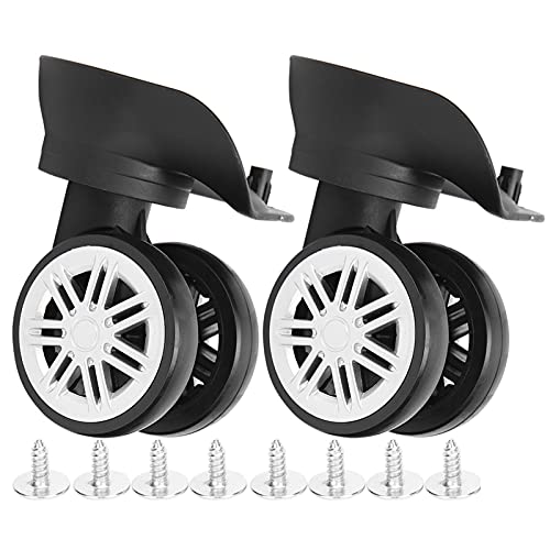 Durable Draw-Bar Box Wheels - Mute Double Row Large Suitcase Replacement Wheels for Luggage, Wear Resistant Travel Accessories - Perfect for Mountaineering, Camping & Outdoor Adventures