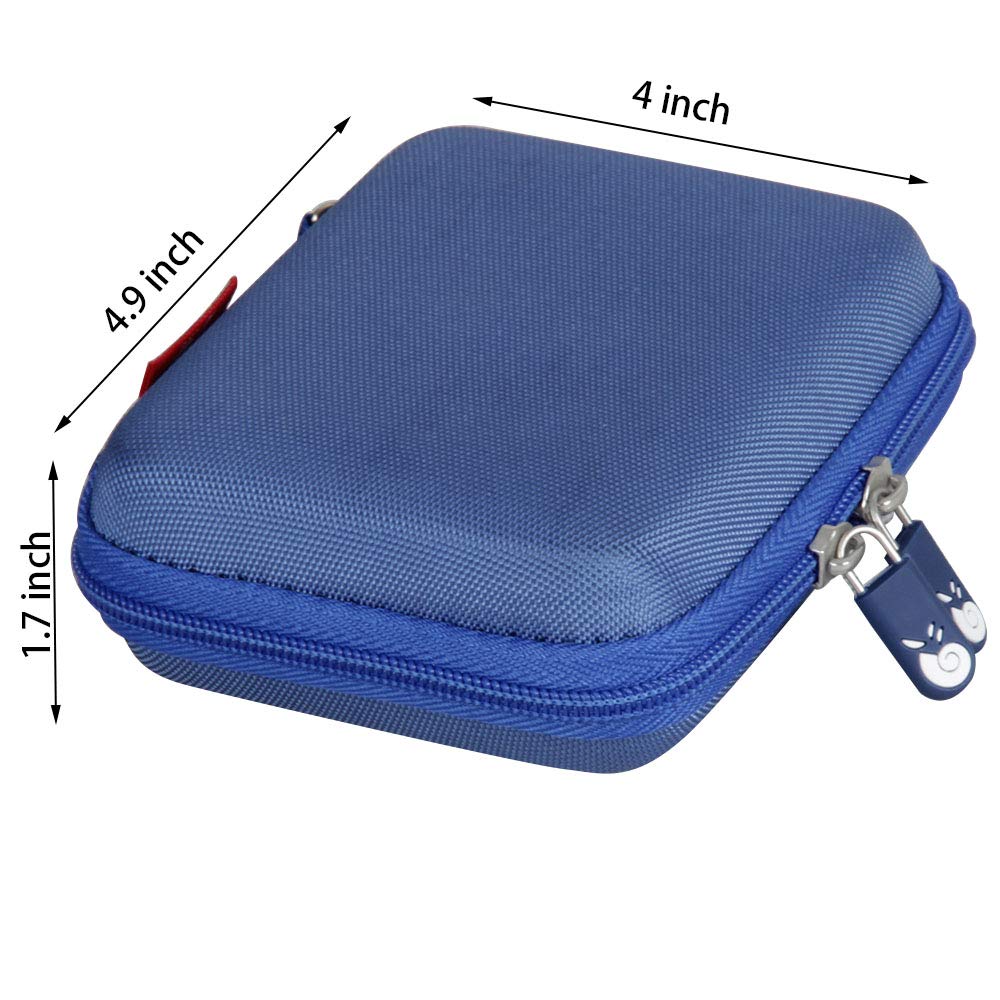 Anker PowerCore 13000 Portable Charger Case - Hard EVA Travel Protection for 13000mAh Power Bank | Compact 2-Port Fast Charging for iPhone, Samsung & Android | Perfect for Travel, Camping & Emergency Backup (Blue)