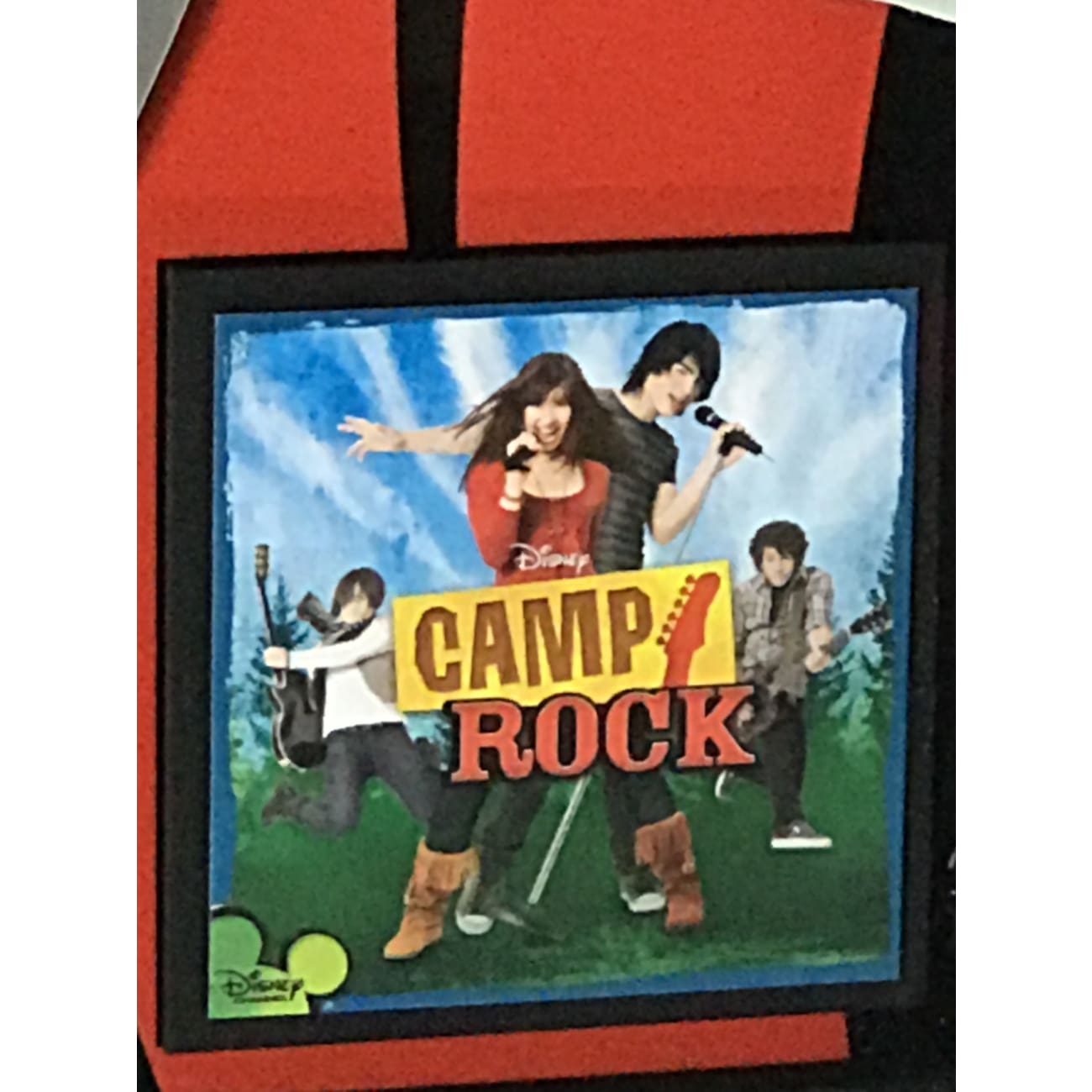 Disney 'Camp Rock' Demi Lovato & Jonas Brothers RIAA Platinum Album Award - Perfect for Music Collectors, Disney Fans & Award Display