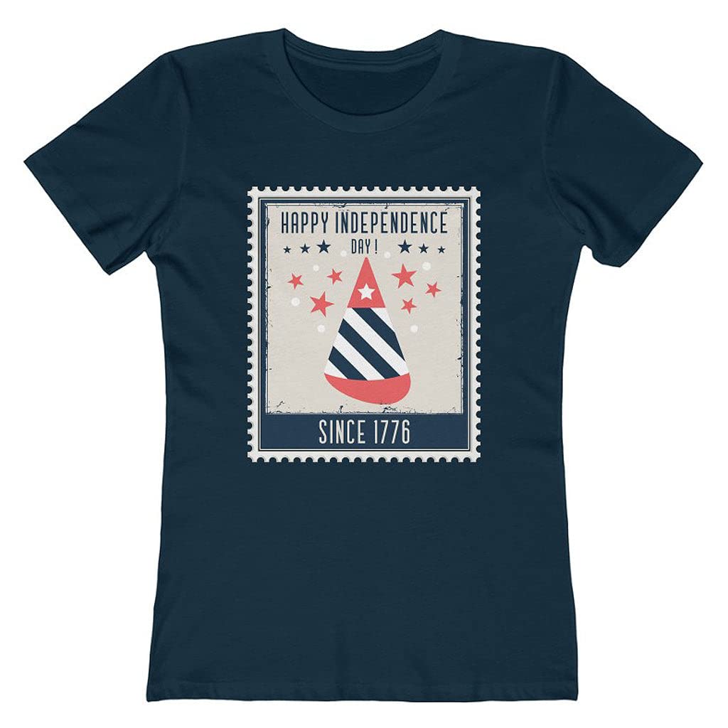 Vintage Patriotic USA Shirts for Women - 4th of July American Flag T-Shirts - Perfect for Independence Day Celebrations, BBQs & Summer Festivals
