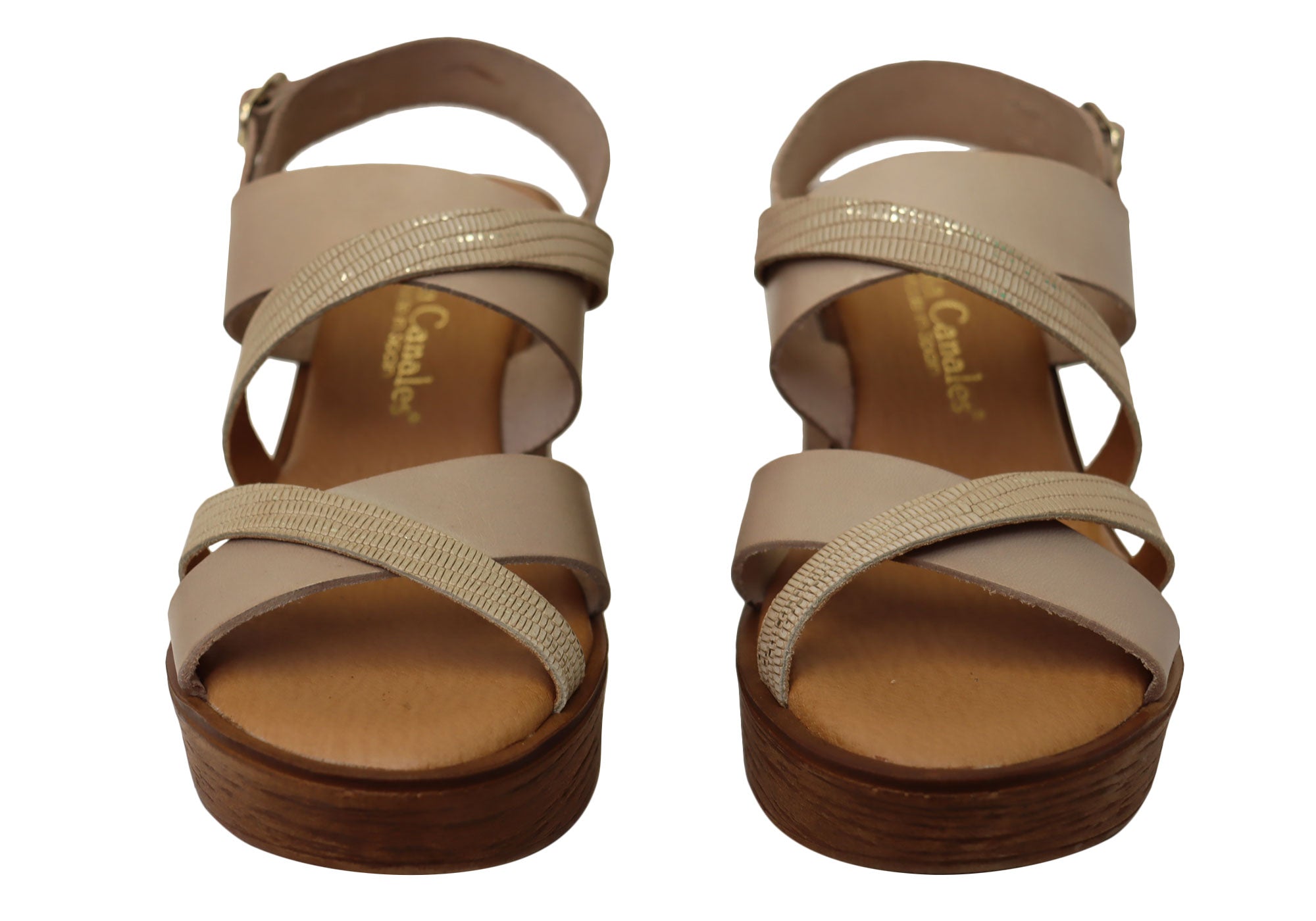 Lola Canales Brooke Women's Spanish Leather Wedge Sandals - Comfortable & Stylish for Summer, Beach, and Casual Outings