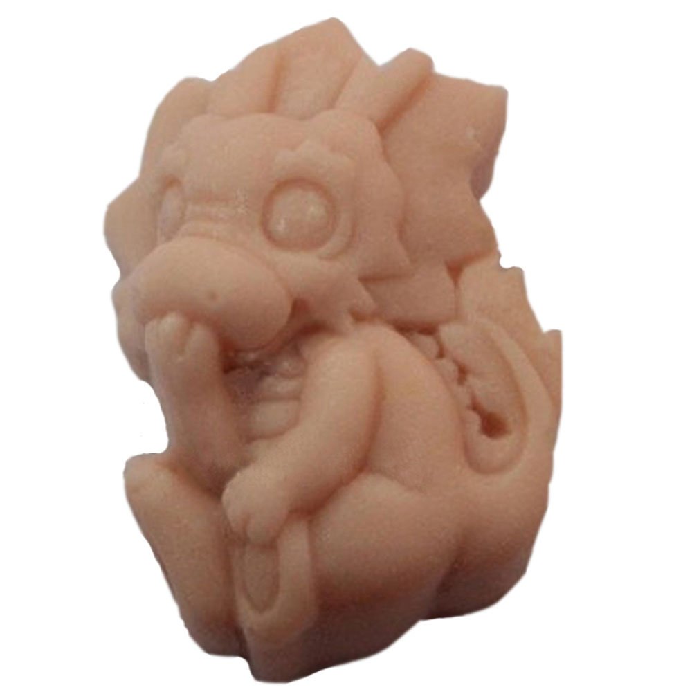 Premium Small Dragon Silicone Soap Molds - 6 Pack Reusable DIY Soap Making Molds for Handmade Soaps, Candles, Plaster & Resin Crafts - Perfect for Halloween, Birthday Gifts & Bathroom Decor