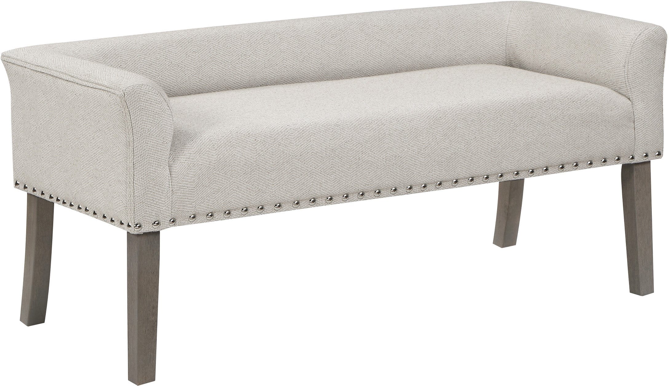 Office Star Marybeth Bench [SB323] - Modern Upholstered Bench for Home, Office & Entryway - Perfect for Seating, Storage & Decor