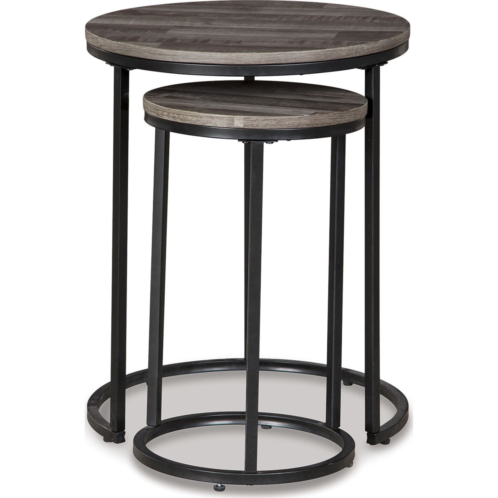 Briarsboro Modern Accent Table Set of 2 - Small Side End Tables for Living Room, Bedroom, Office - Perfect for Coffee, Lamp & Decor Display